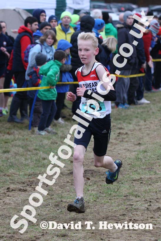 Under-15 boys 2nd North East Harrier League, Wallington Hall, organised by Morpeth Harriers. Photo: David T. Hewitson/Sports for All Pics